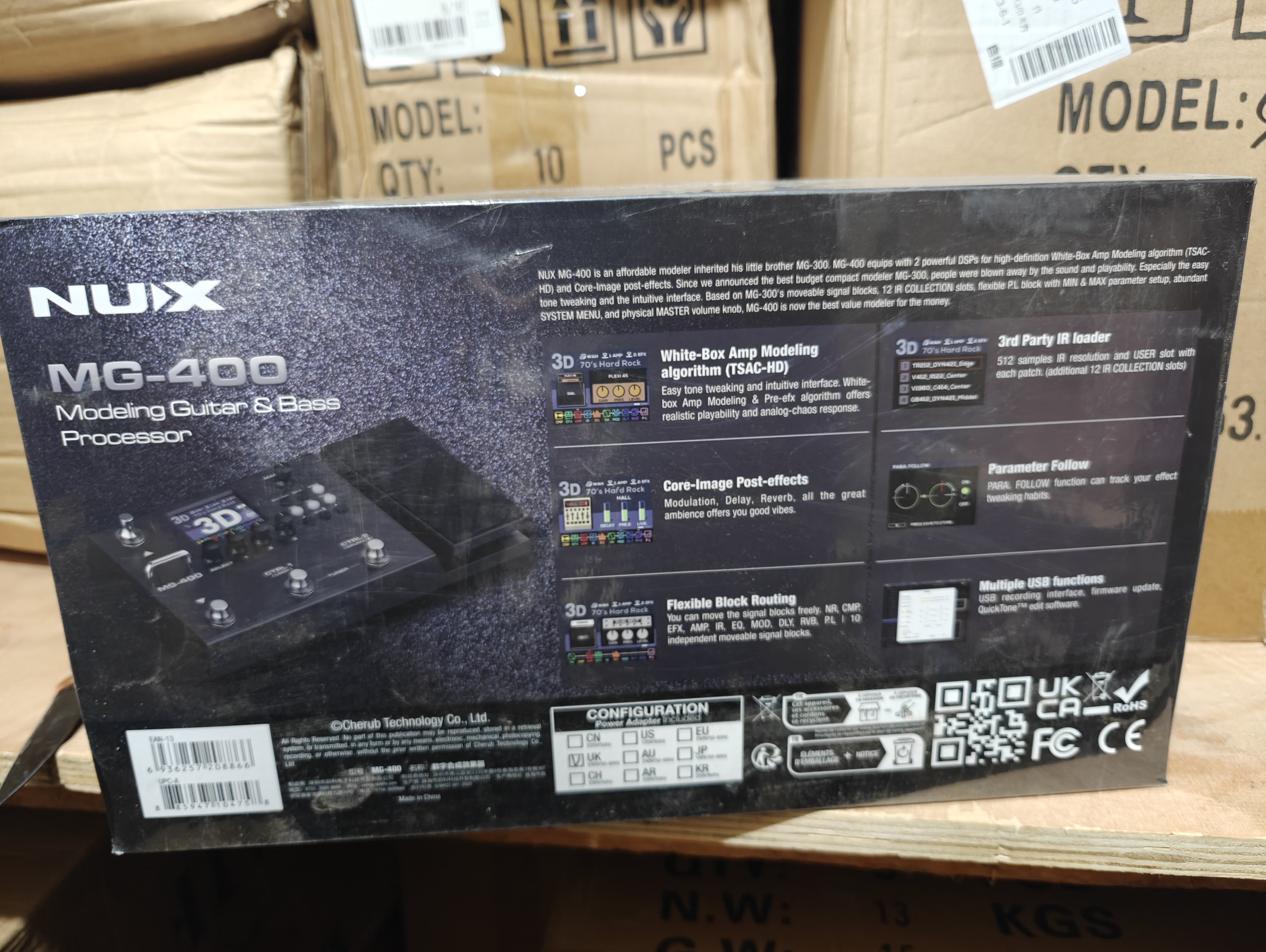 NUX MG-400 Multi Effects Pedal bass/ guitar